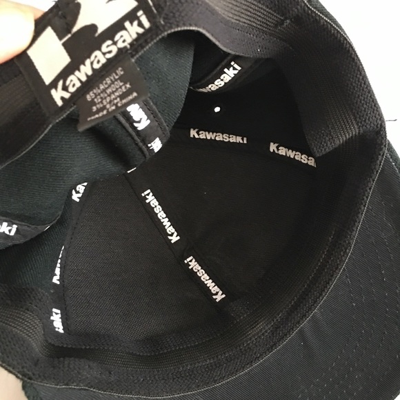 NWOT KAWASAKI Baseball Black Cap SIZE S|M - Picture 9 of 9